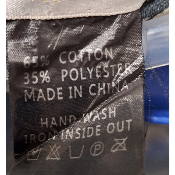 Urban Mangoz Black Tan Geometric Print 3/4 Sleeve Boho Retro Tunic Top Size L - Picture 11 of 12